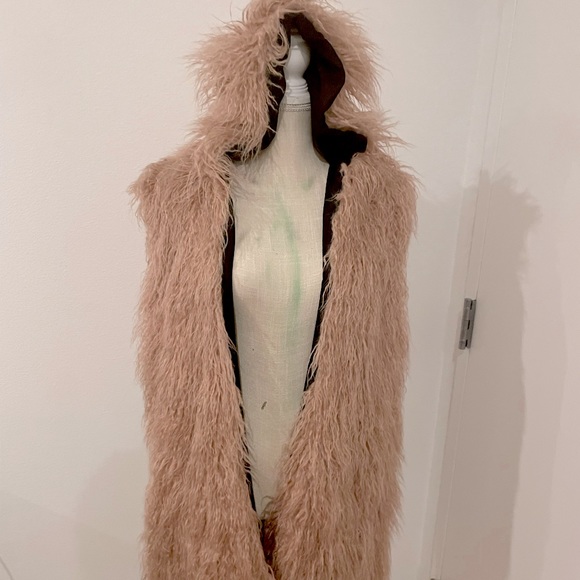 Pinko Pink Longline Fur Vest NWT - Picture 6 of 13